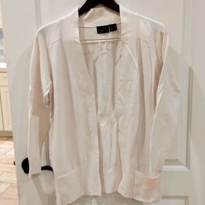 Kersh Cream Color Vintage Cardigan Size Medium